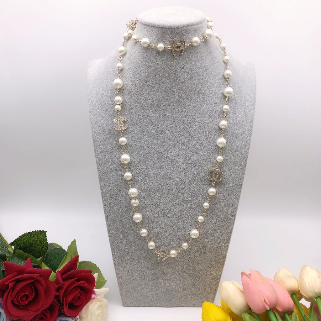 Chanel Long Pearl Necklace