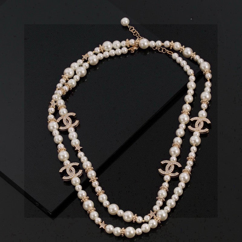 Chanel 26C Long Pearl Necklace