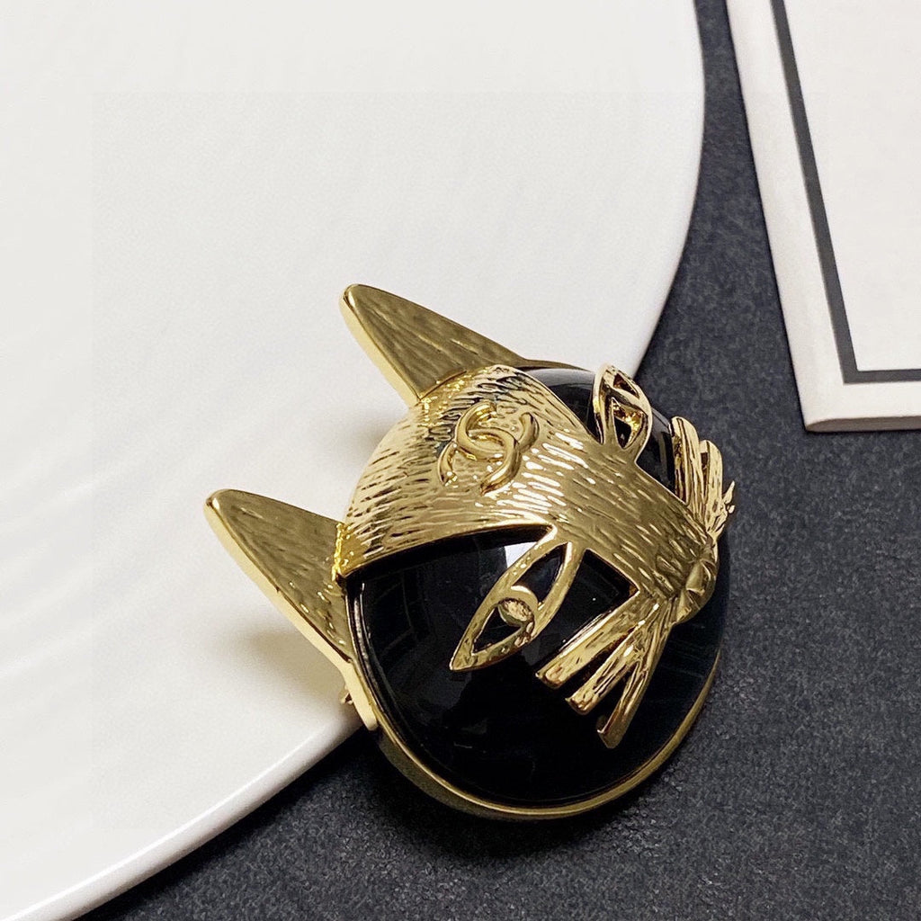 Chanel Cat Brooch