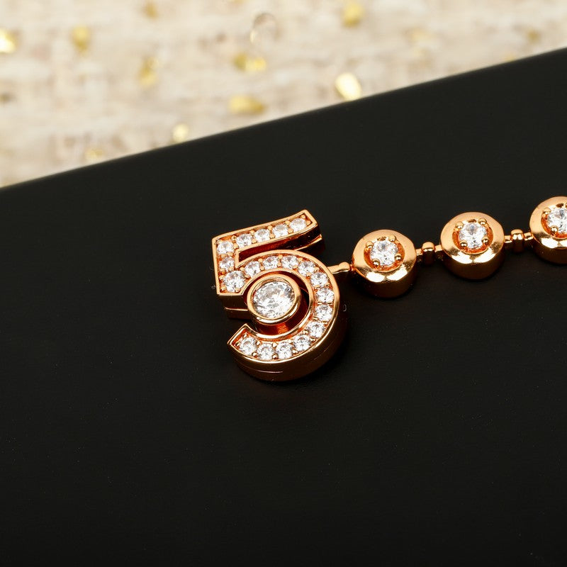Chanel NO.5 Diamond Gold Bracelet