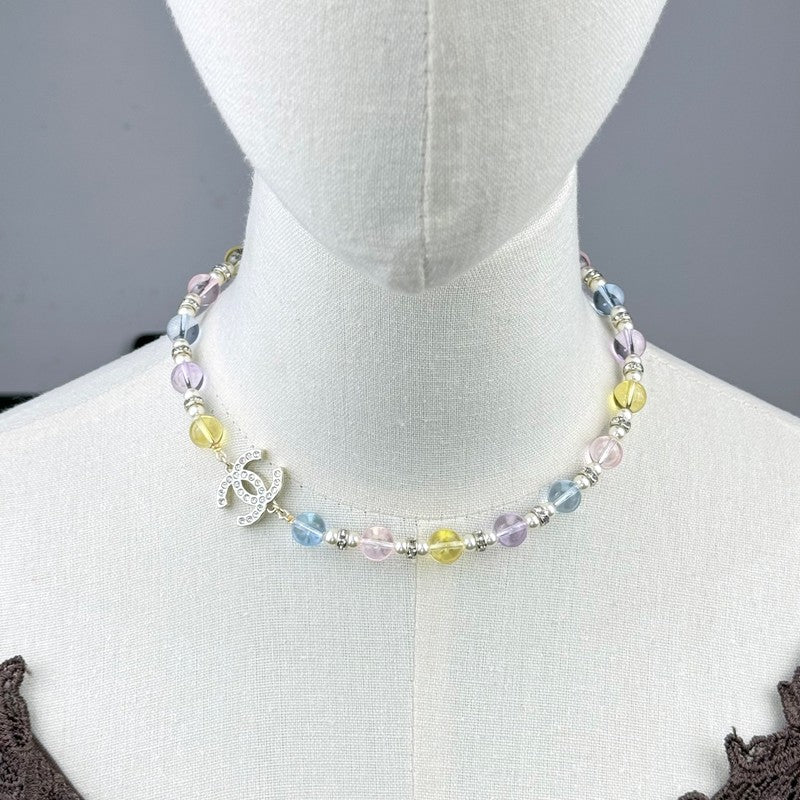 Chanel 26C Color Crystal Necklace