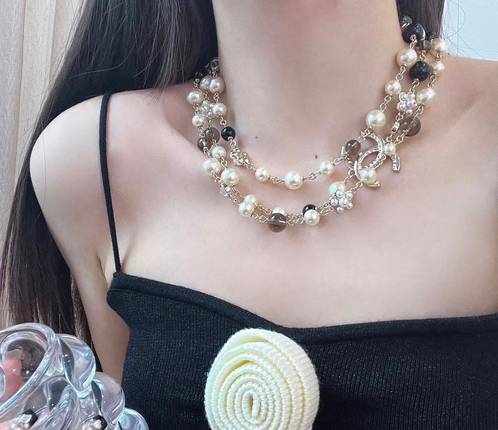 Chanel 24B Long Pearl Necklace