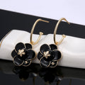 Chanel Flower Earrings - 18K Yellow Gold