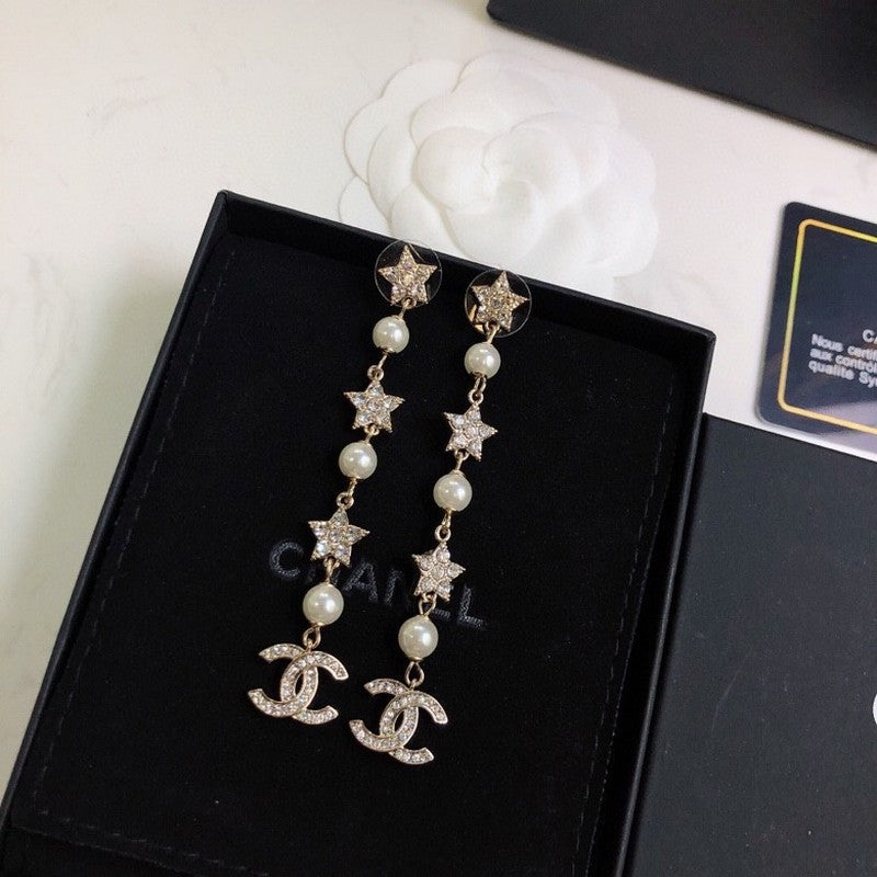 Chanel Long Tassel Earrings - 18K Yellow Gold