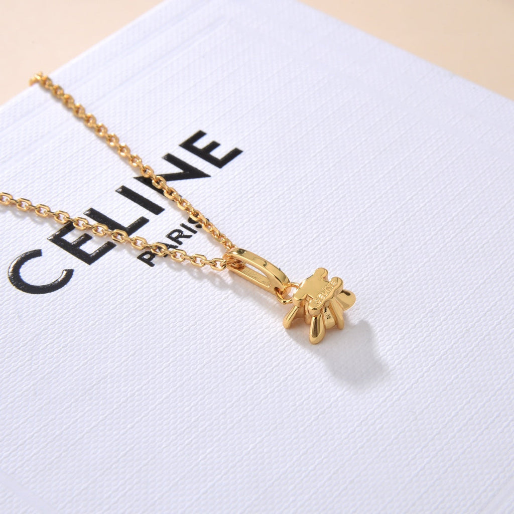 Celine Triomphe Solitaire Necklace