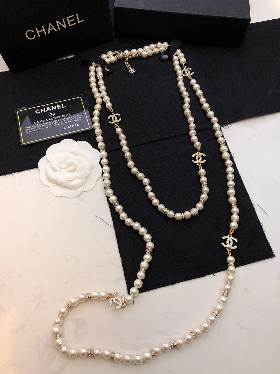 Chanel Pearl Choker Necklace