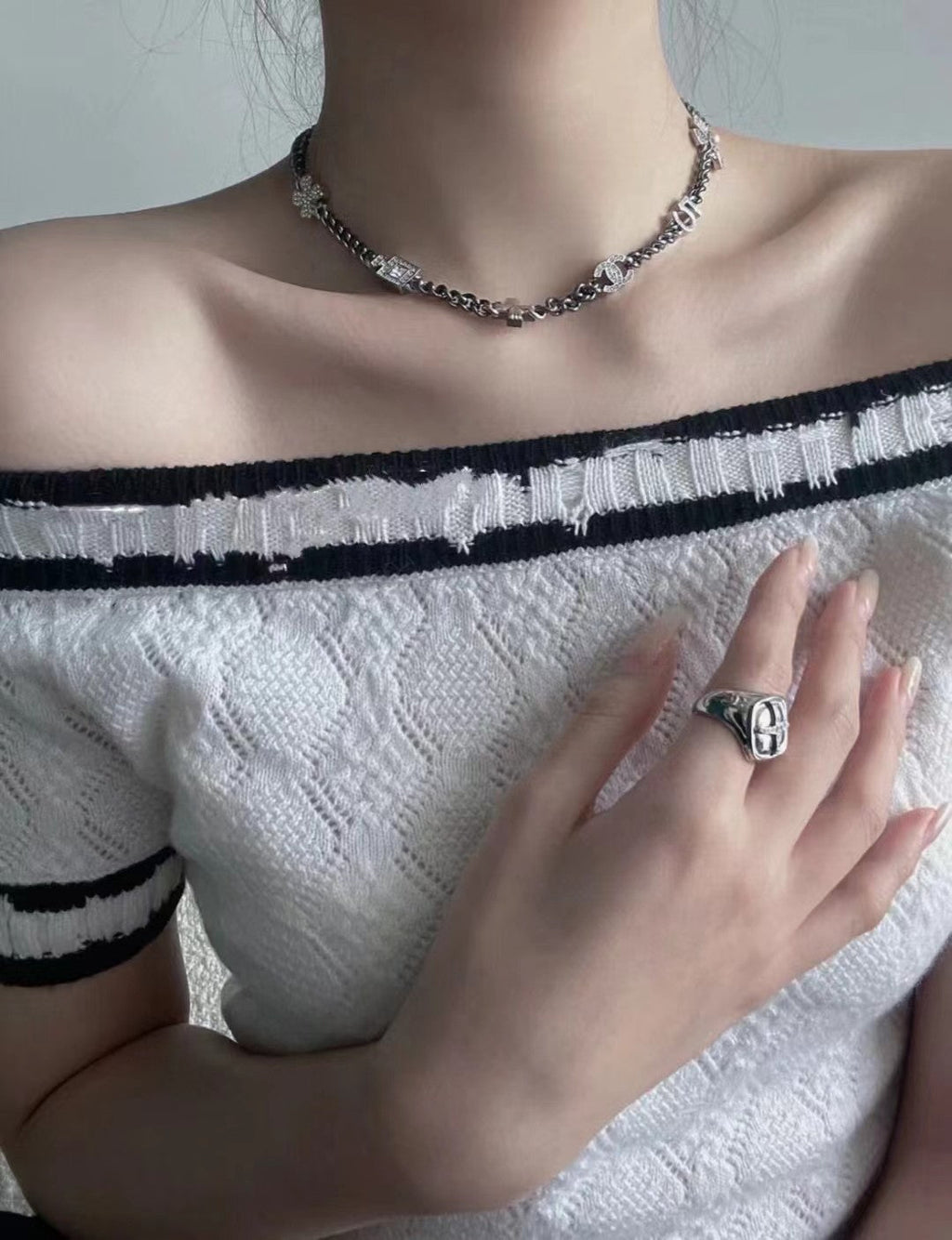 Chanel No.5 Perfume Bottle Pendant Necklace