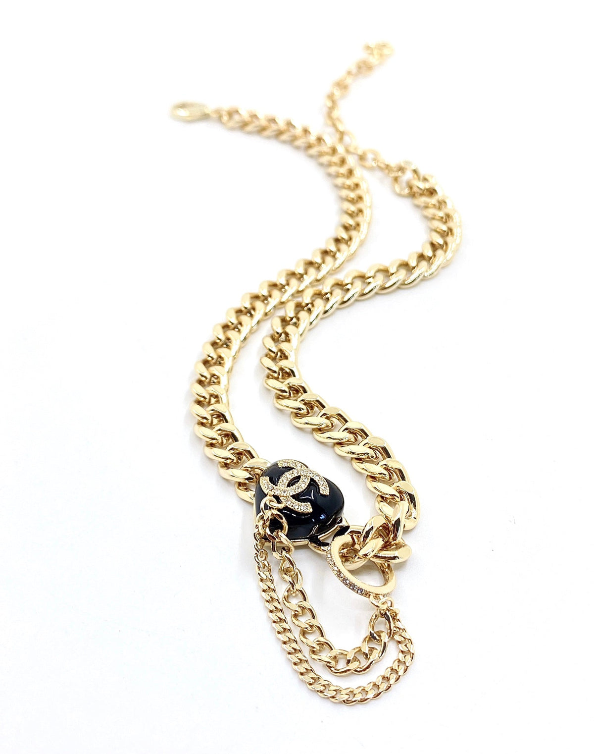Chanel Black Choker Necklace