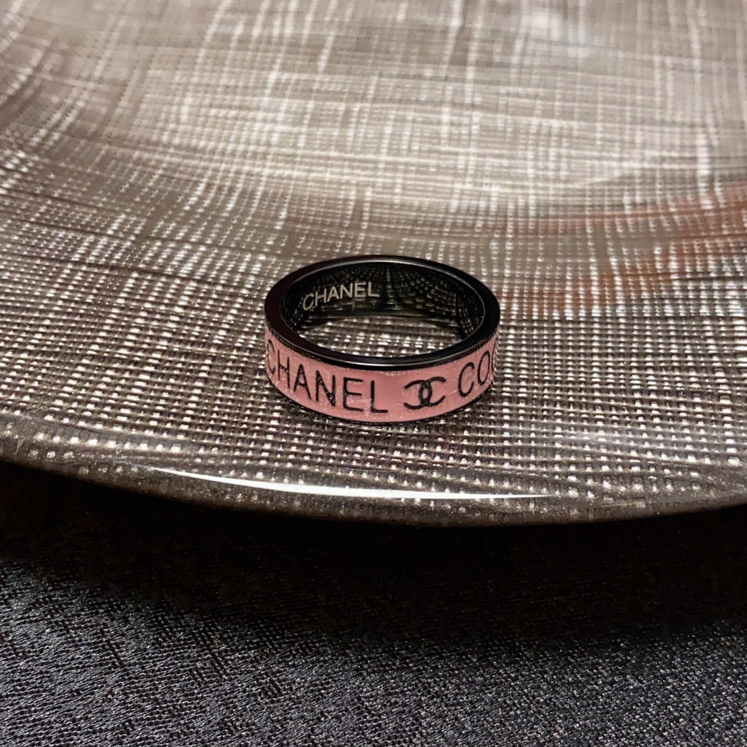 Chanel Coco Pink Ring - 18K White Gold