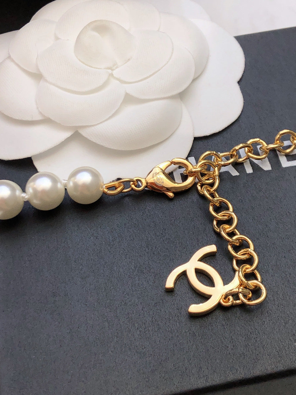 Chanel Pearl Chain Necklace