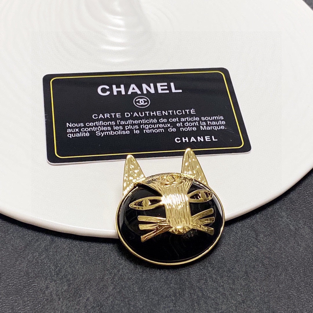 Chanel Cat Brooch