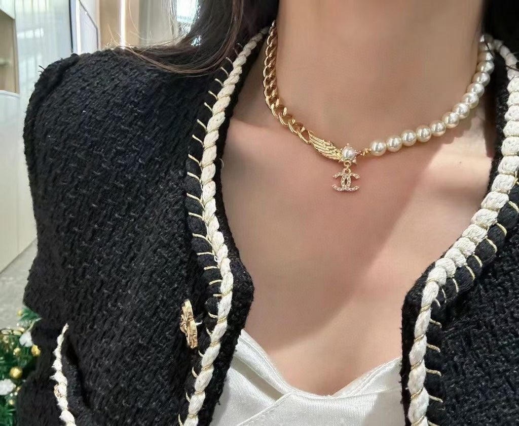 Chanel Wing Chain Necklace