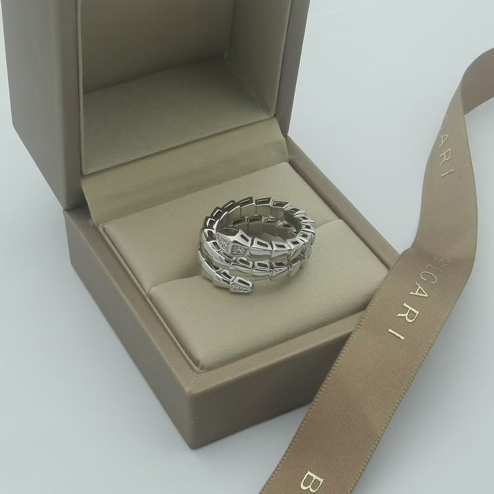 Bvlgari Serpenti Viper Demi Moissanite Ring - 18K Gold