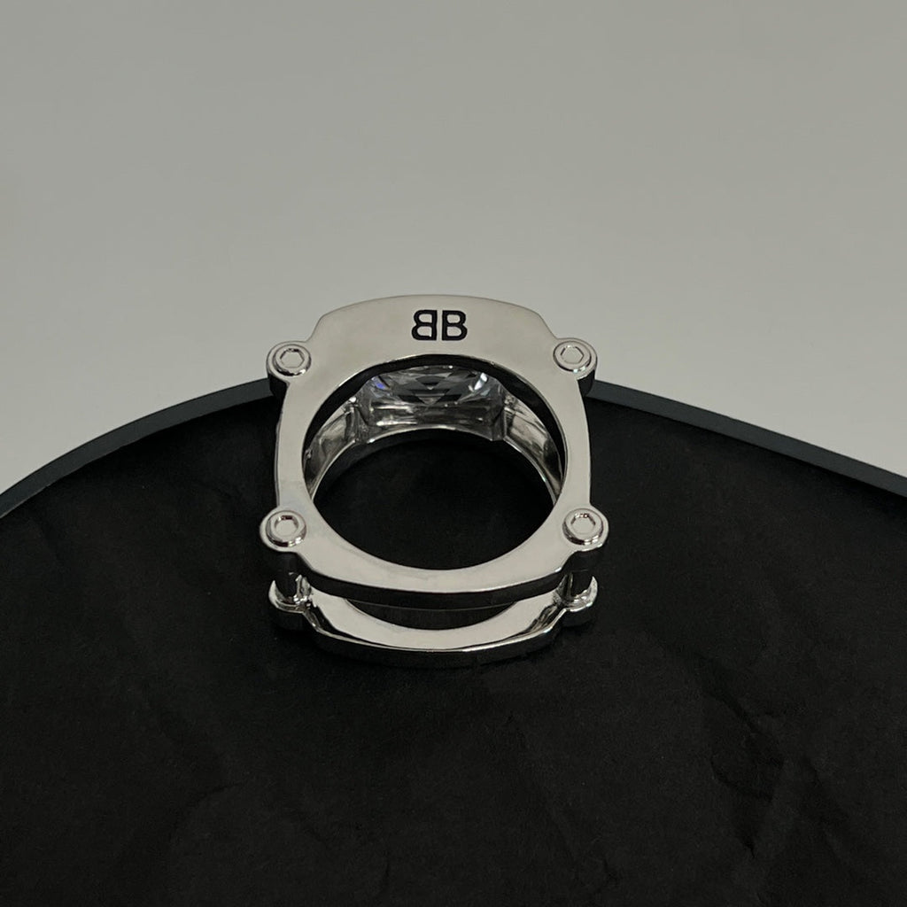 Balenciaga Crystal Ring - 18K Gold