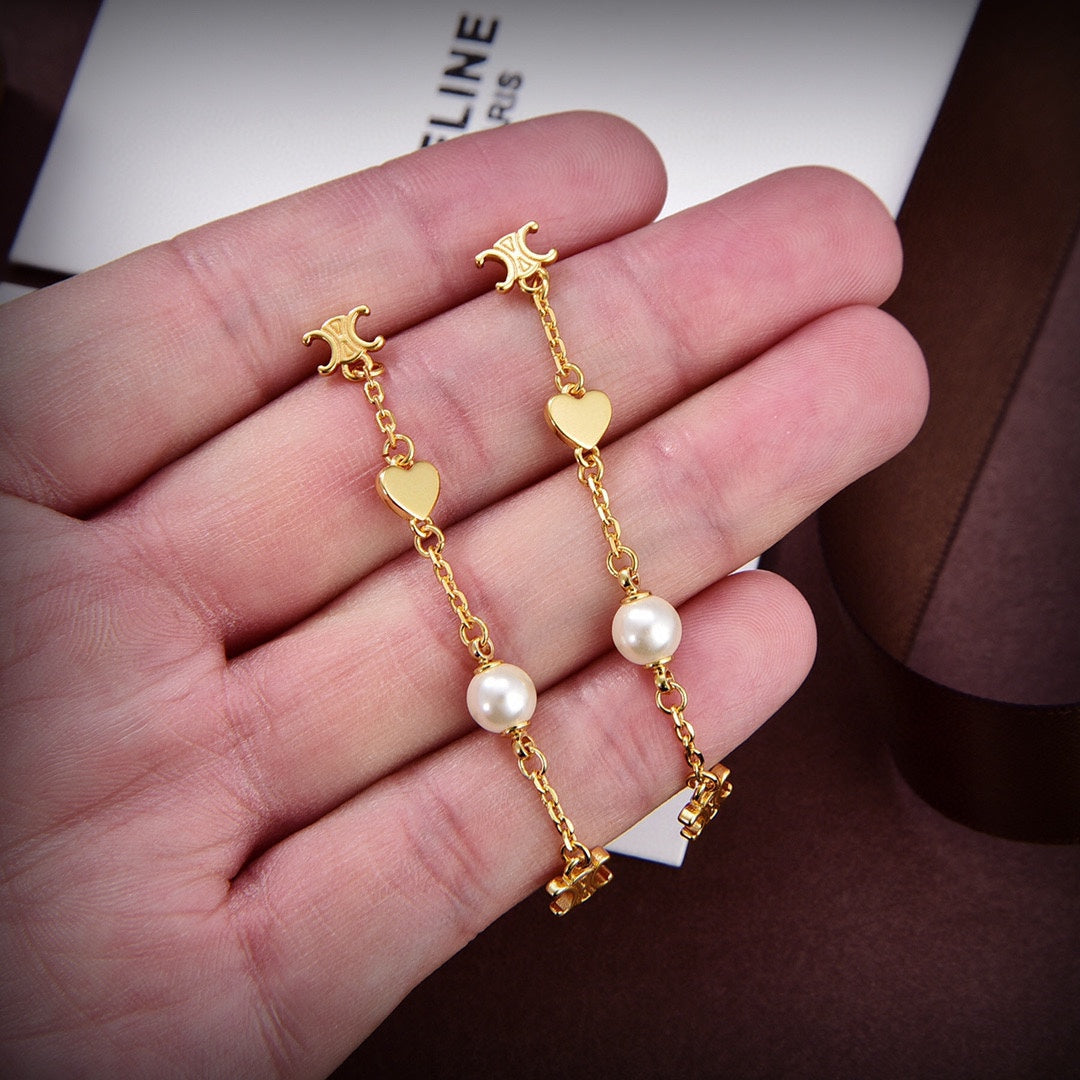 Celine Earrings - 18K Yellow Gold