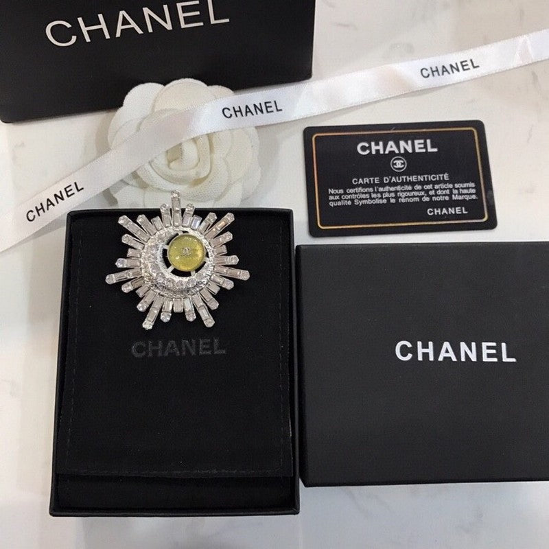Chanel Crystal Brooch