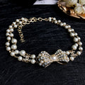 Chanel Bow Choker Necklace