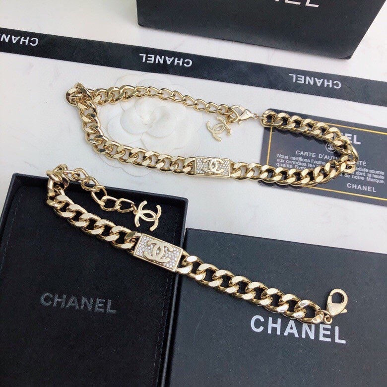 Chanel Diamonds Chain Necklace