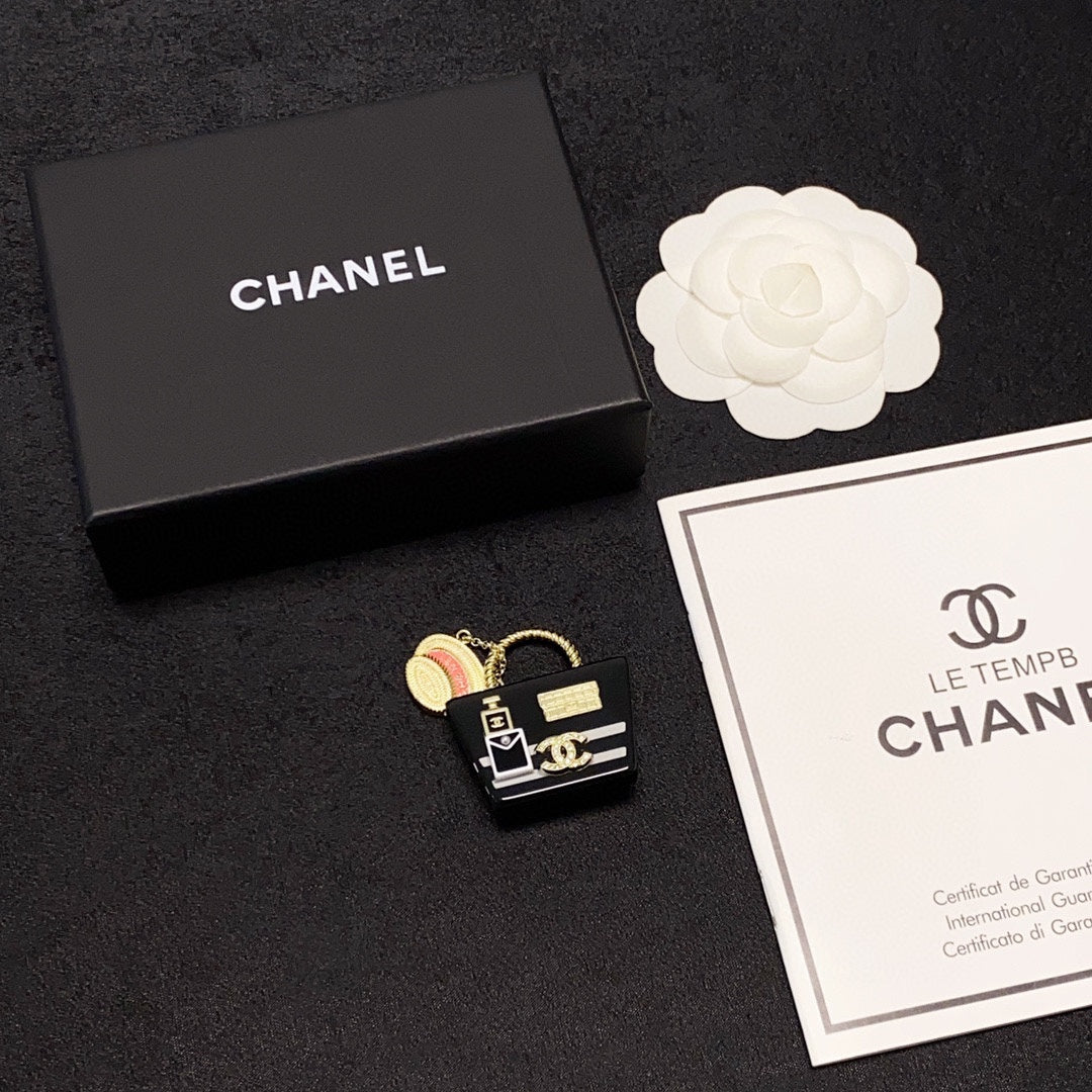 Chanel Bag Brooch