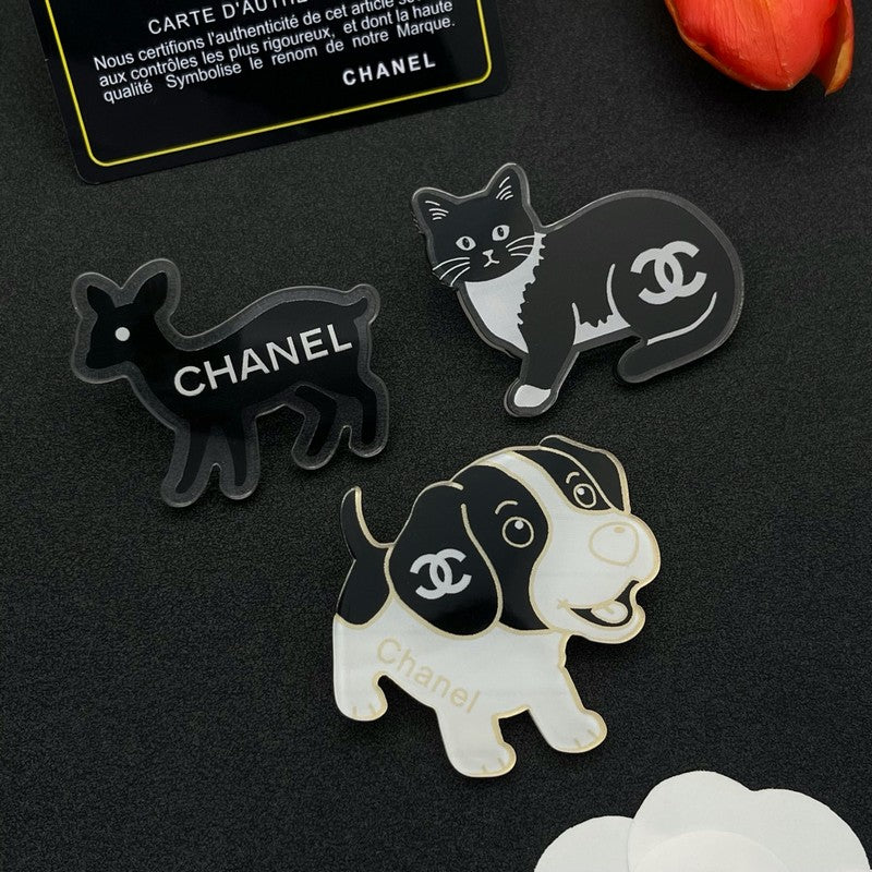 Chanel Dog Brooch