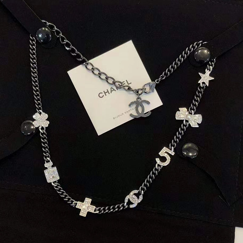 Chanel No.5 Perfume Bottle Pendant Necklace