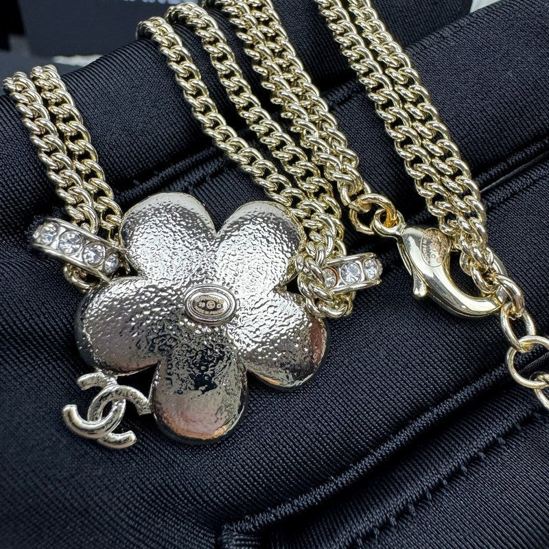 Chanel 26C Blue Flower Choker Necklace
