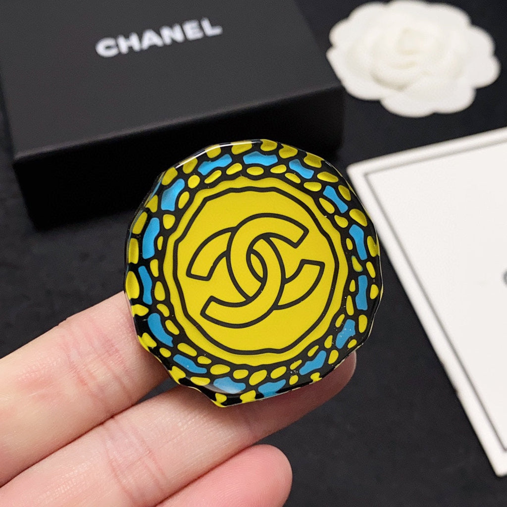 Chanel Color Brooch