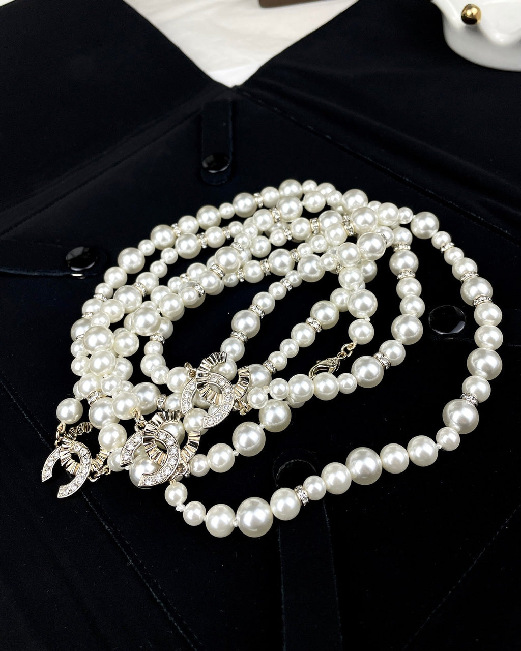 Chanel Pearls Long Necklace