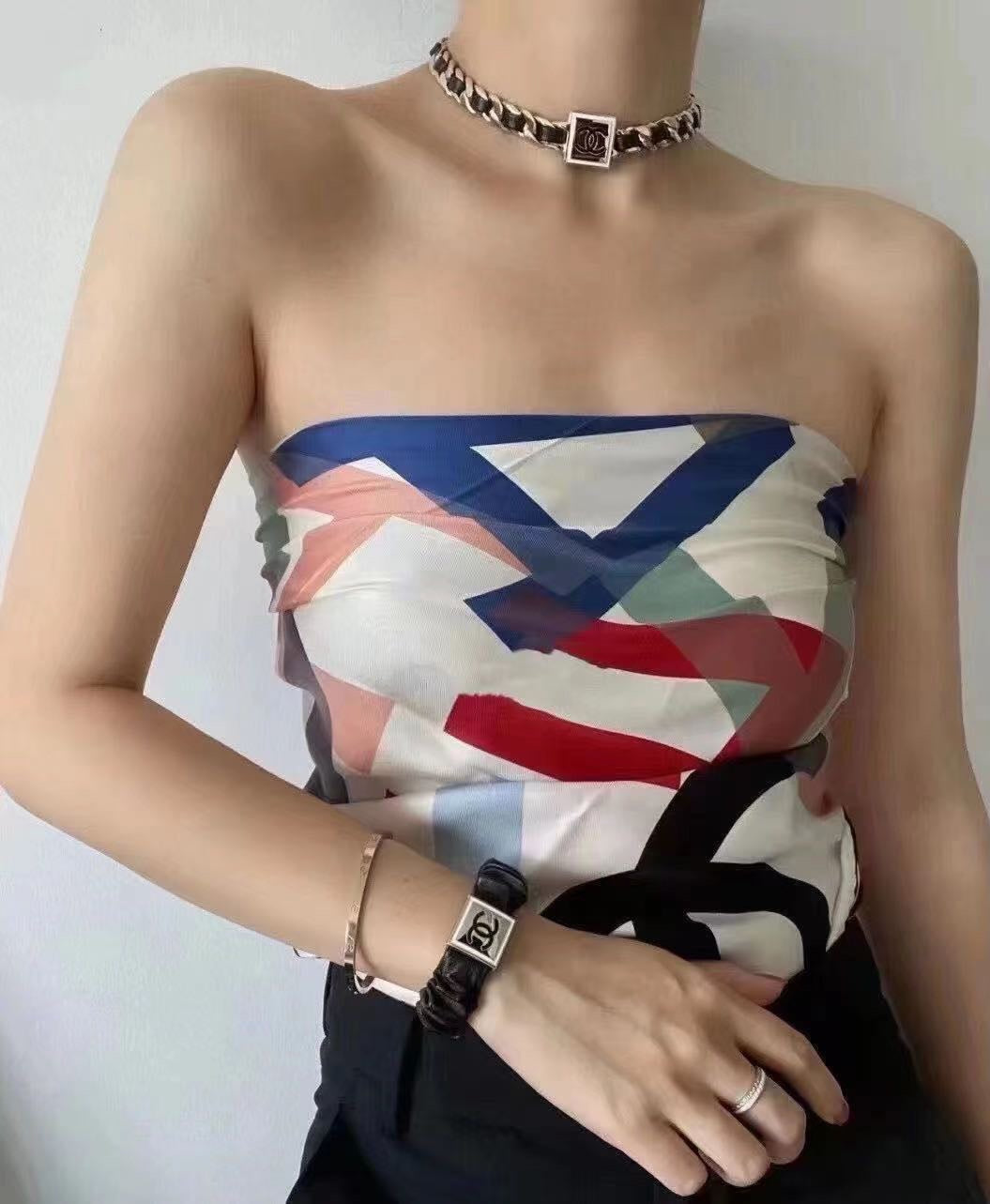 Chanel Leather Necklace
