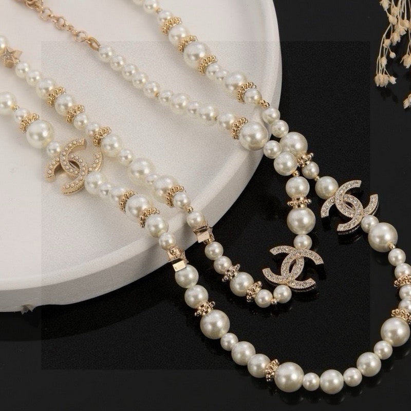 Chanel 26C Long Pearl Necklace
