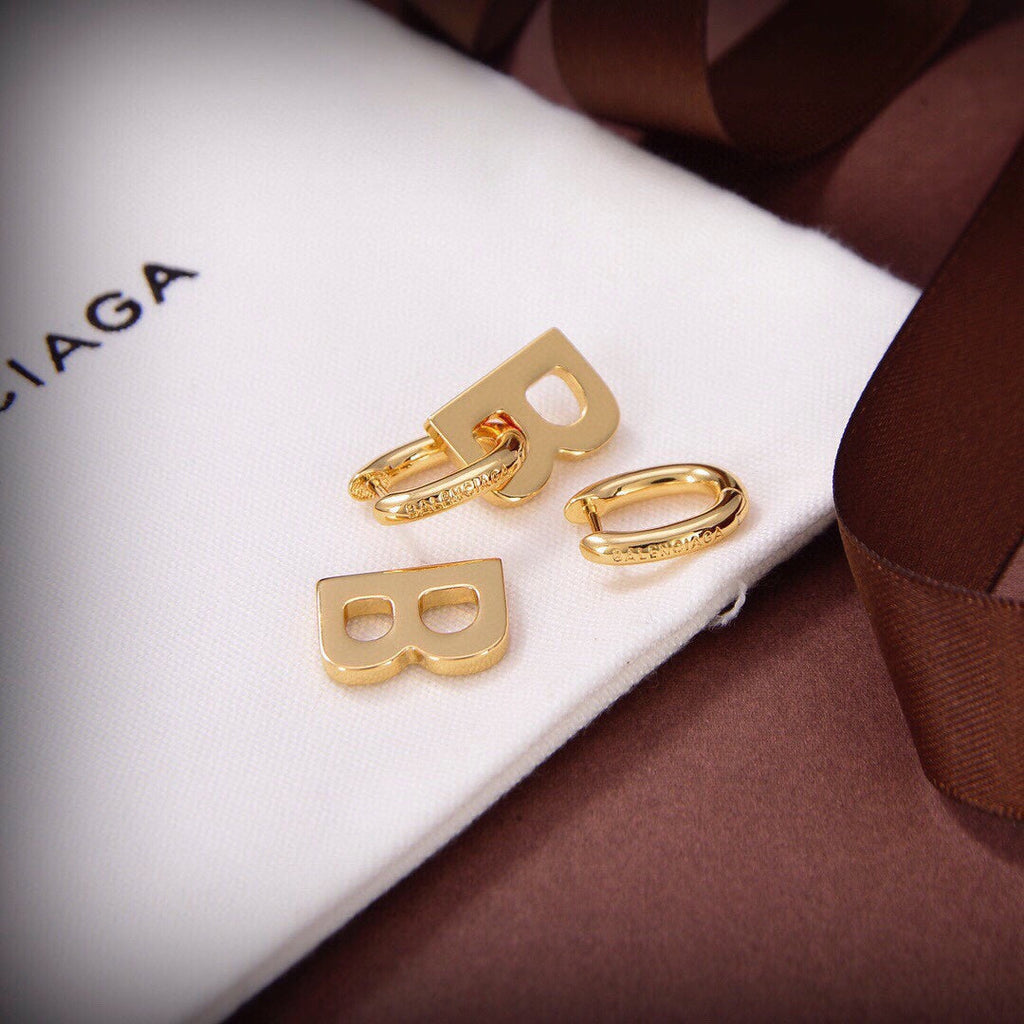 Balenciaga Chain XS Earrings - 18K Yellow Gold
