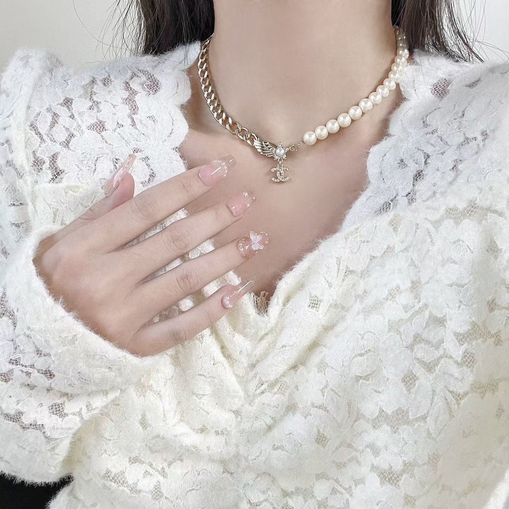 Chanel Wing Chain Necklace