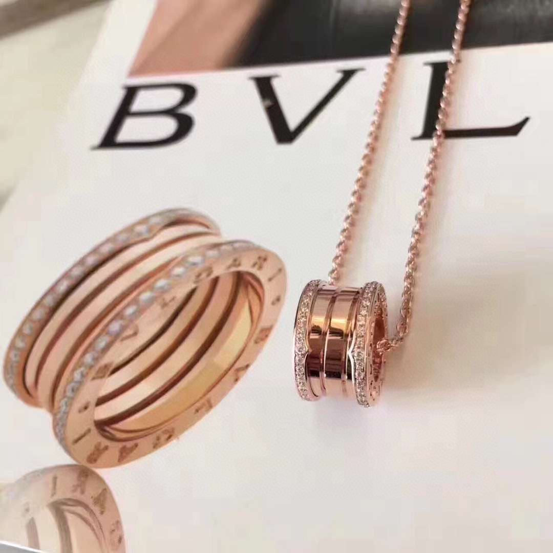 B.zero1 Pave Diamond Necklace - 18K Gold
