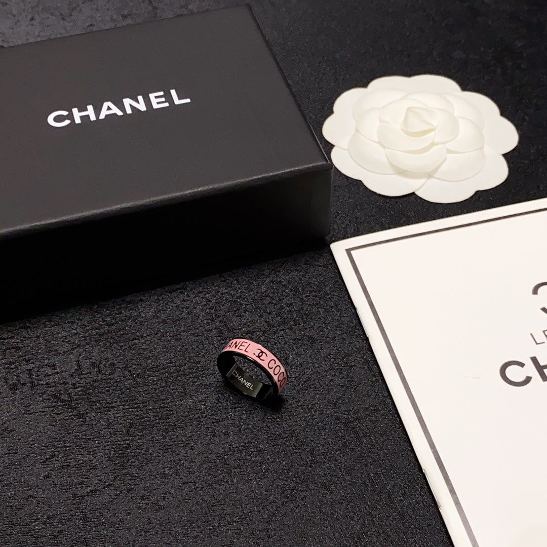 Chanel Coco Pink Ring - 18K White Gold