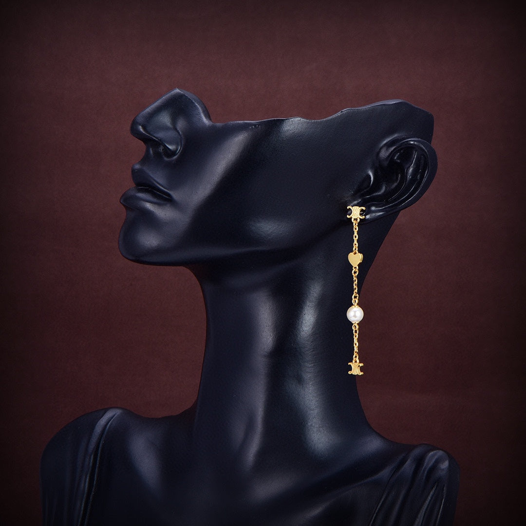Celine Earrings - 18K Yellow Gold