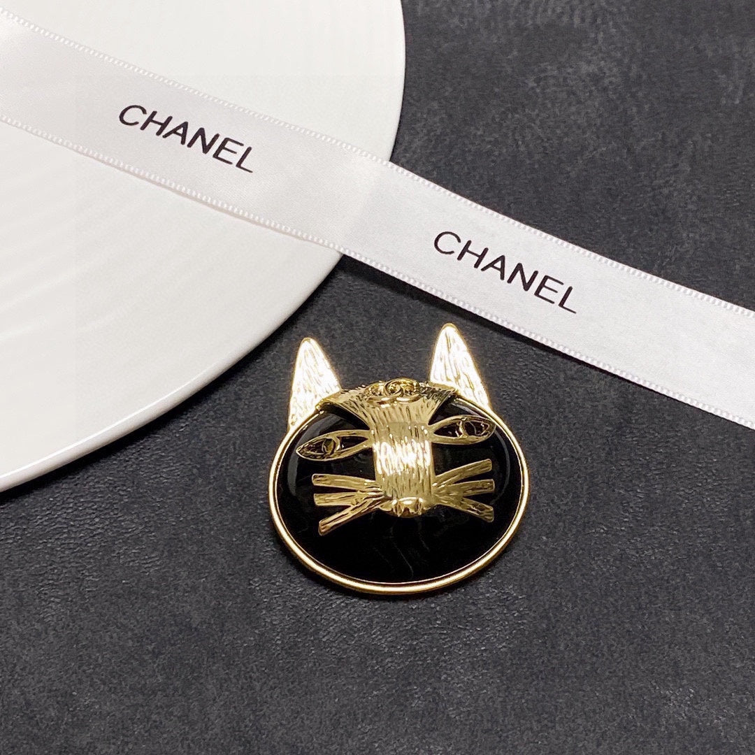 Chanel Cat Brooch