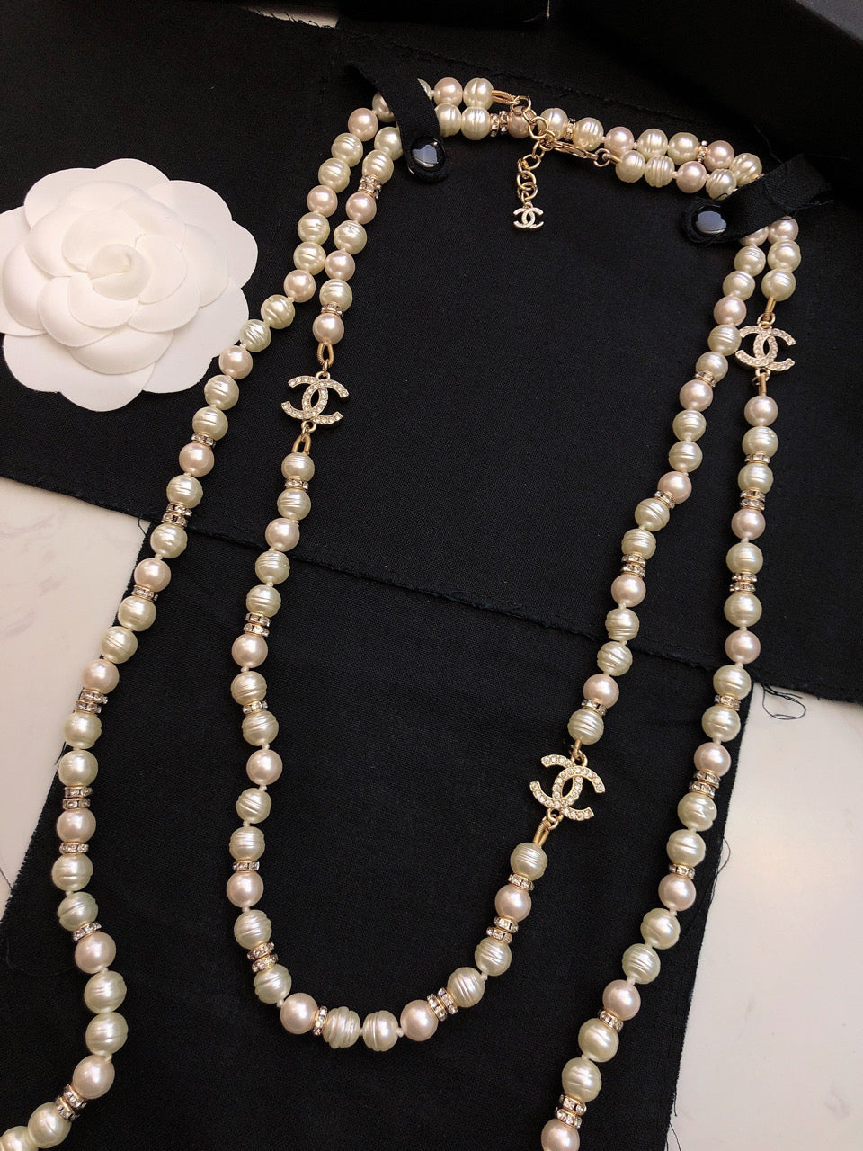 Chanel Pearl Choker Necklace