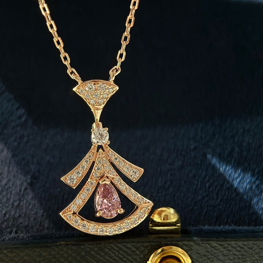Bvlgari Dream Moissanite Necklace - 18K Gold