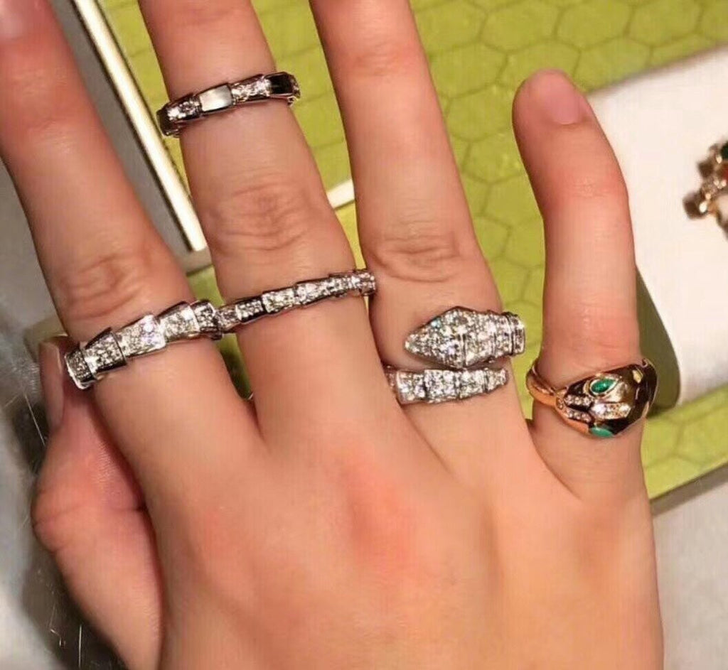 Bvlgari Serpenti Viper Ring - 18K Rose Gold