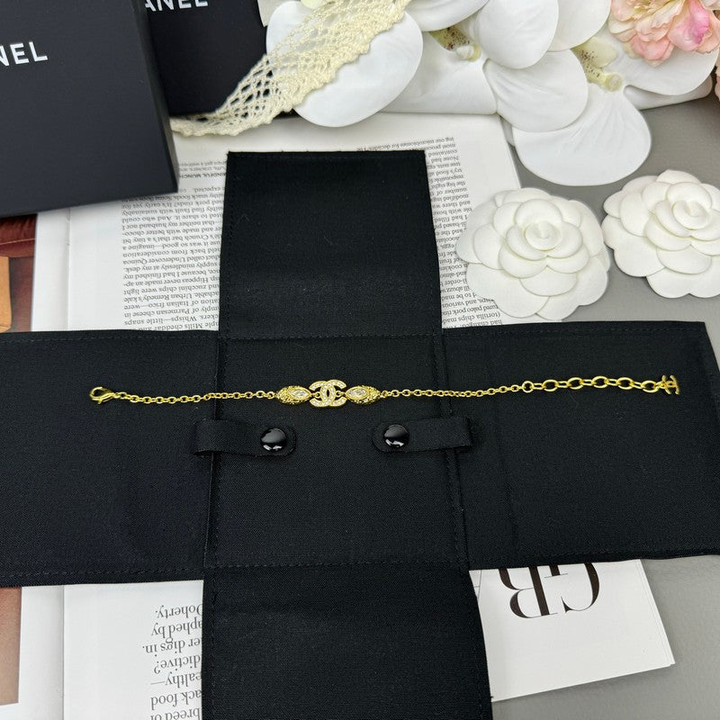 Chanel 26C Diamond Gold Bracelet