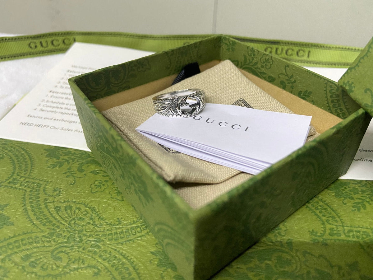 Gucci Double G Interlocking G Ring
