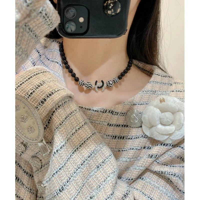 Chanel 24C Black Diamond Necklace